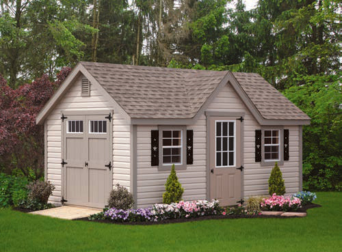 G-C Sheds Kingston, 10 × 14 ft — manufacturer catalog configuration; optional features may be shown