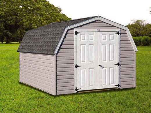 G-C Sheds Mini-Barn, 10 × 12 ft — manufacturer catalog configuration; optional features may be shown