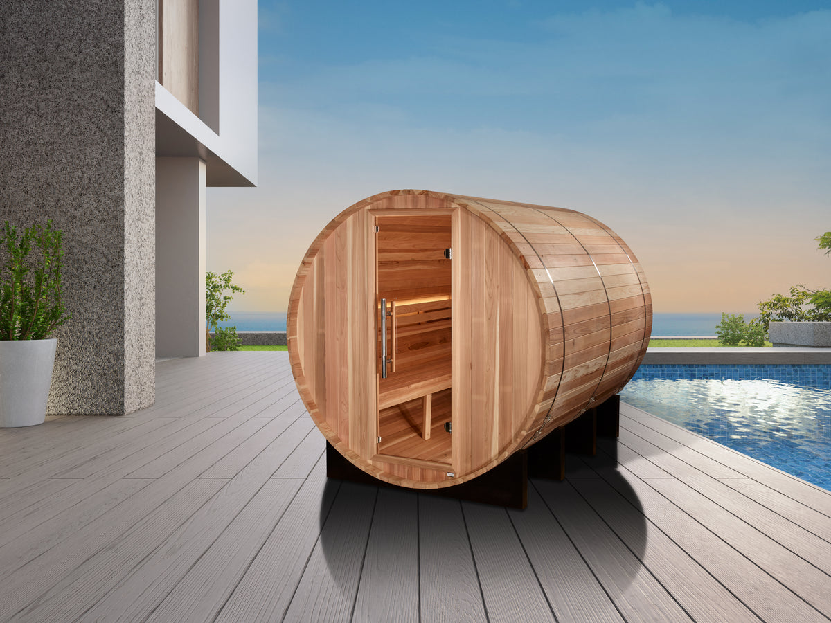 Golden Designs Klosters GDI-B006-01, manufacturer lifestyle view beside a pool