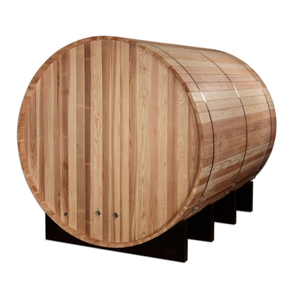 Golden Designs Klosters 6-Person Barrel Traditional Outdoor Sauna | GDI-B006-01, exact-model manufacturer alternate view 4