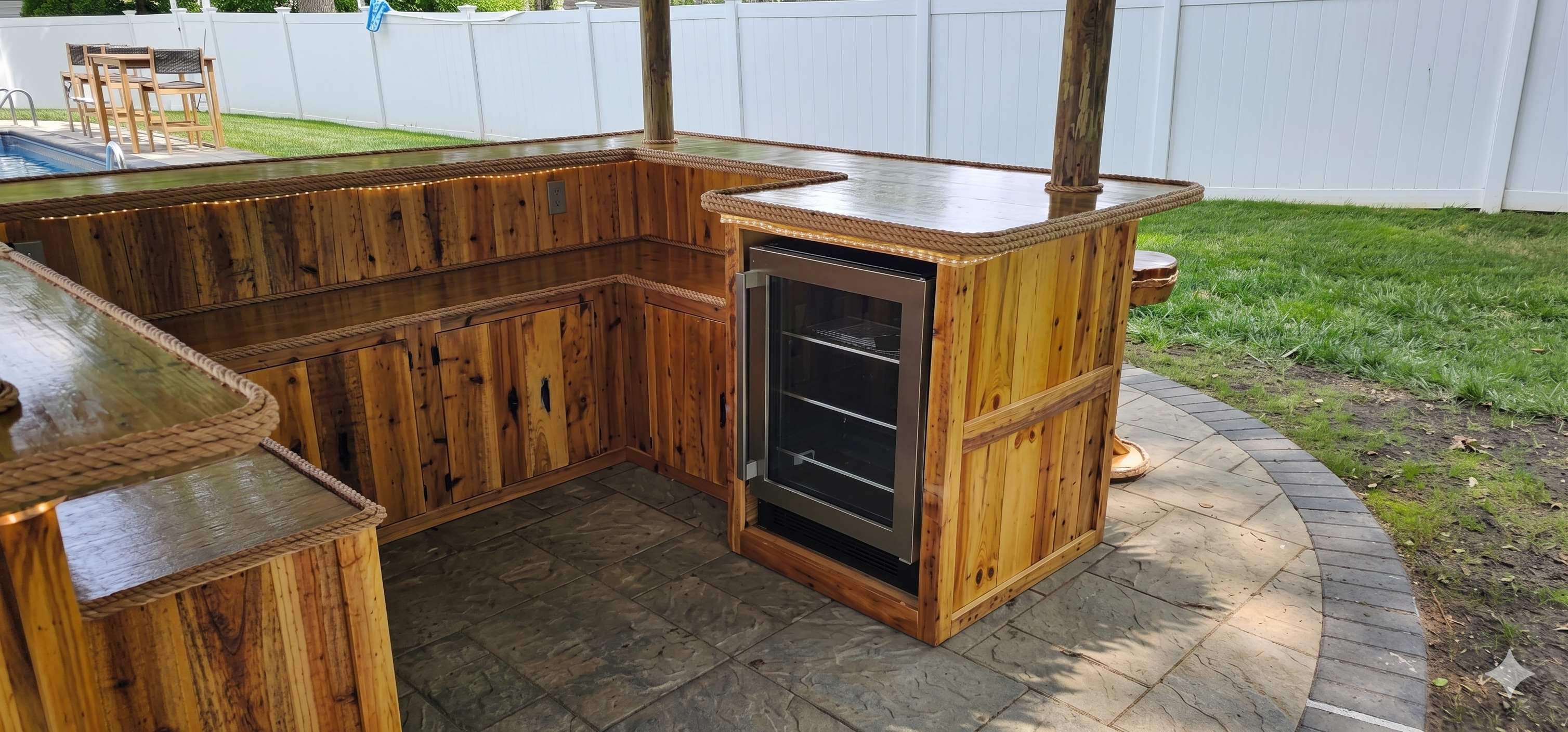 Custom Made Tiki Huts and Bars - The Castaway Tiki Bar