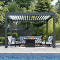 10 x 12 Aluminum Louvered Pergola