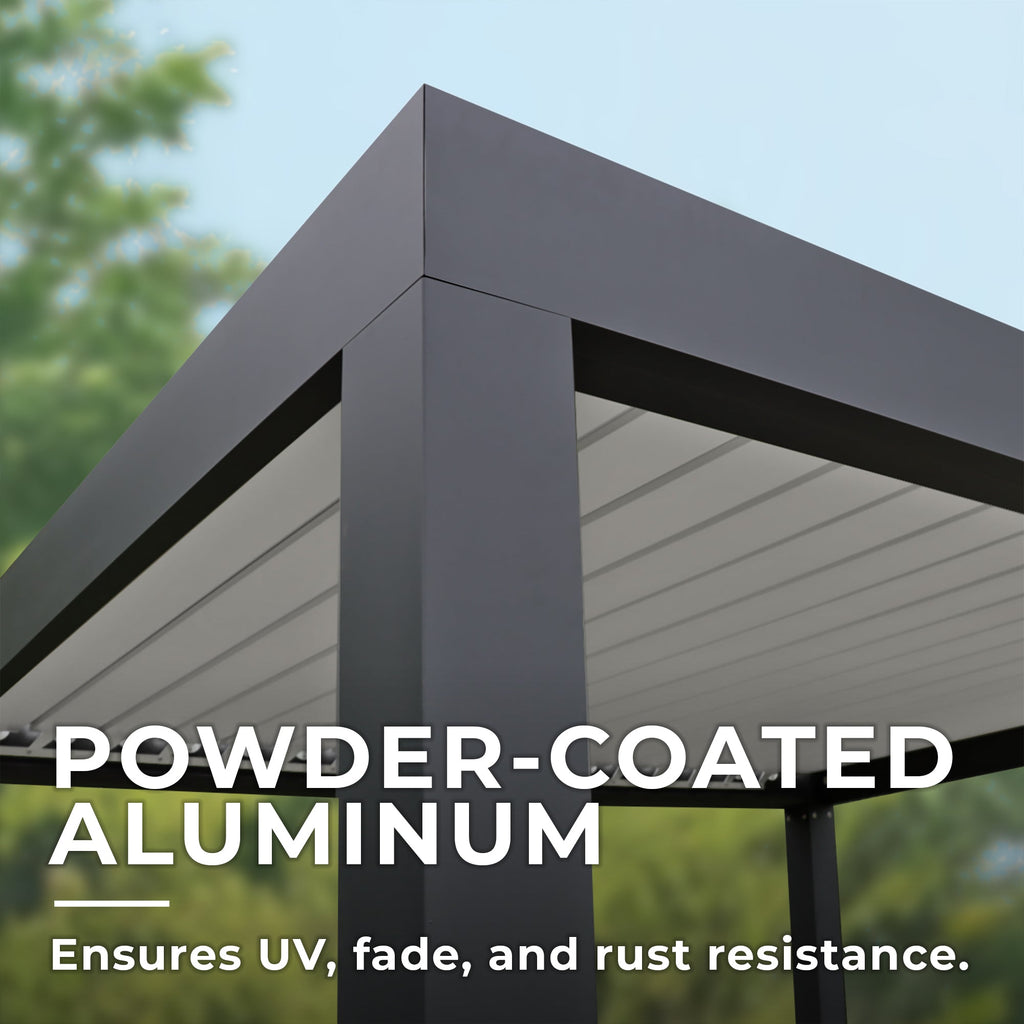 10 x 12 Aluminum Louvered Pergola
