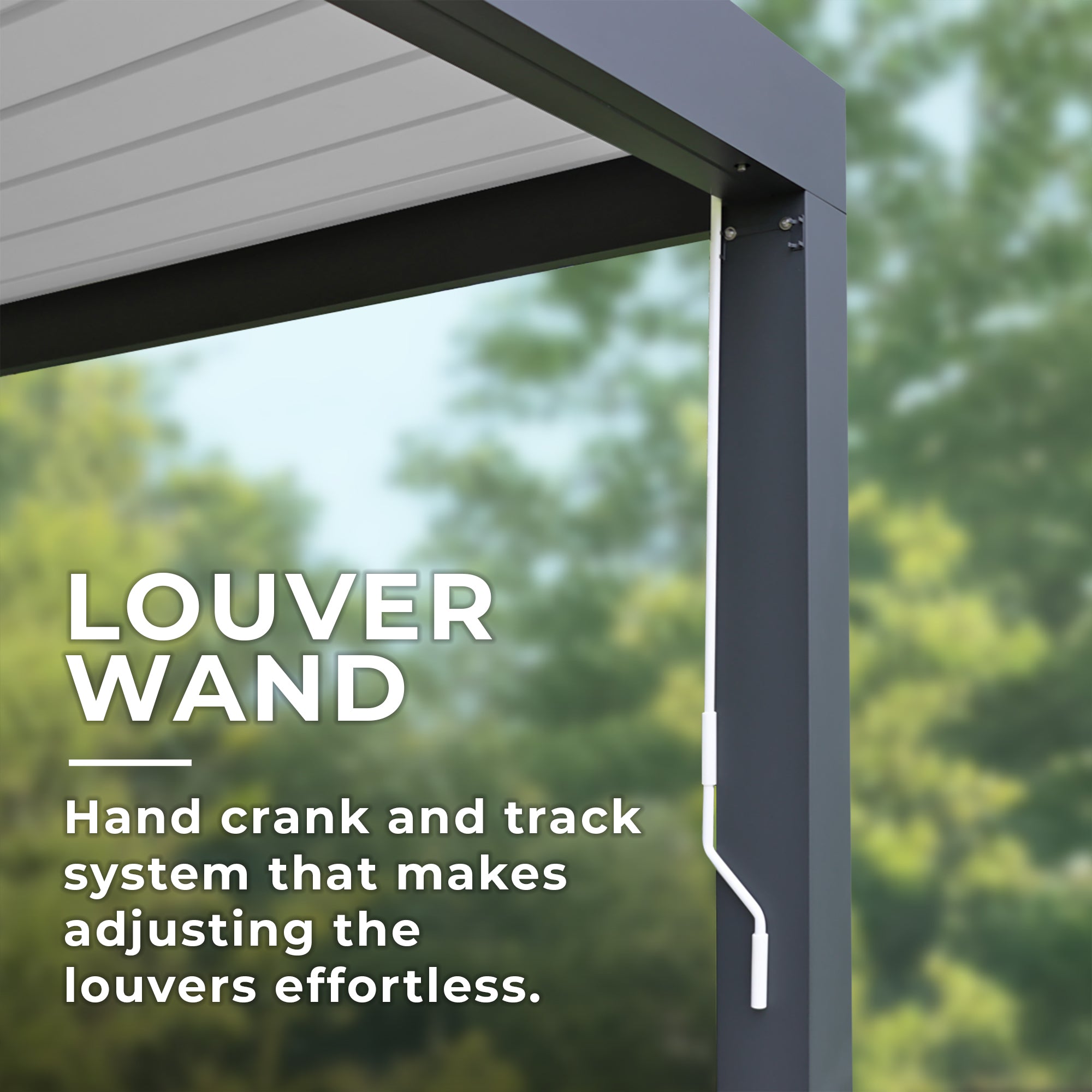 10 x 12 Aluminum Louvered Pergola