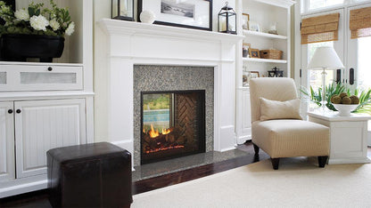 Outdoor Lifestyles Fortress 36-Inch Indoor/Outdoor See-Through Gas Fireplace