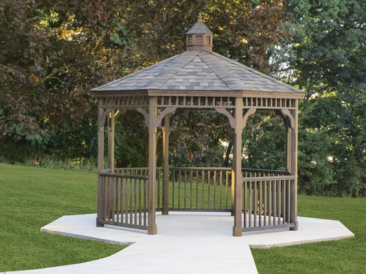 Classic Octagon Wood Gazebo - manufacturer example; configuration may vary