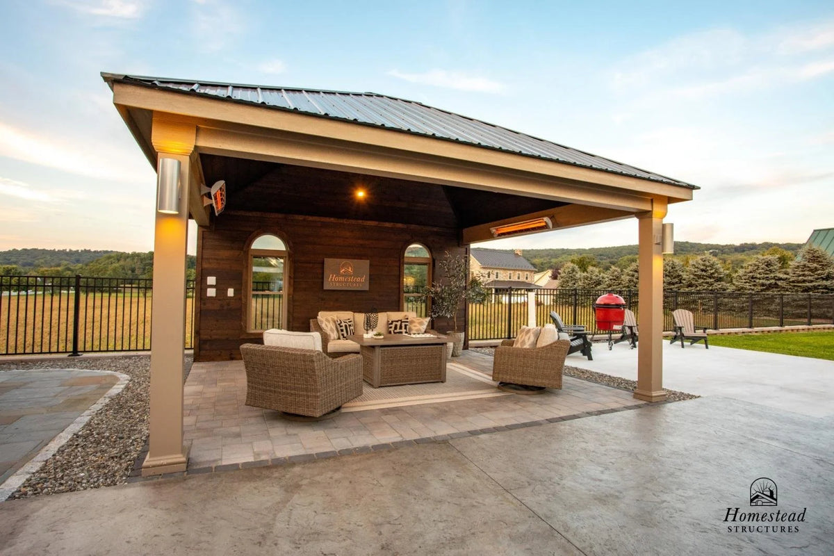 Belmar Pavilion by Homestead Structures — manufacturer example configuration