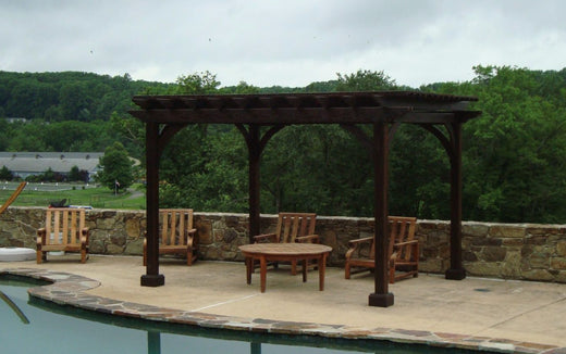 Creative Gazebos Elegant Rectangle Pergola — 10 × 12 ft — supplier photograph
