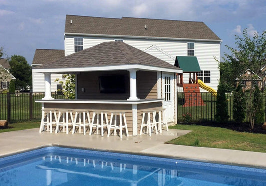 Homestead Structures Siesta Poolside Bar & Cabana — supplier photograph