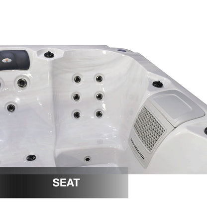 Liberty Spas LYS4000, manufacturer photograph: seat and hydrotherapy jets