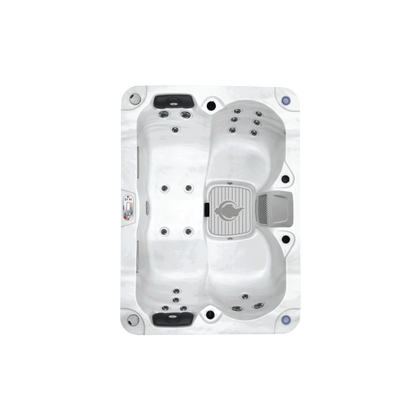LYS4000 Plug & Play 4 Person Spa — overhead seating view