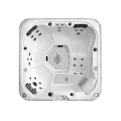 LYS5000 Luxury 240V 6 Person Spa — overhead seating view