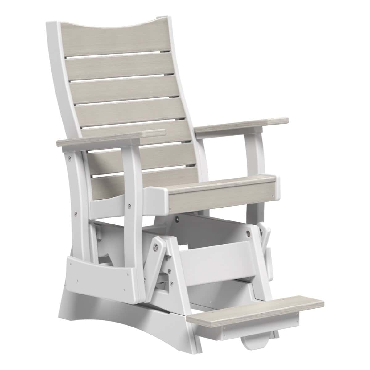 2COPBAGBIW 2' Contour Poly Balcony Glider (Birch & White)