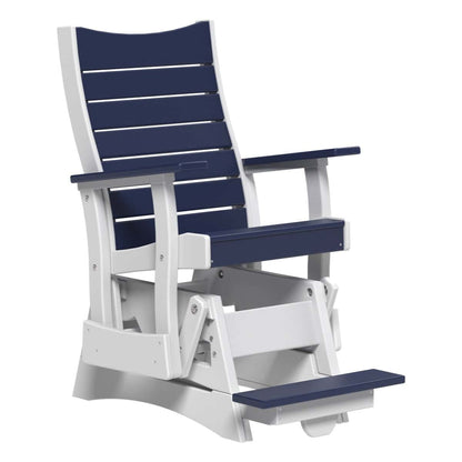 2COPBAGPBW 2' Contour Poly Balcony Glider (Patriot Blue & White)