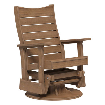 2SCOPGAM 2' Swivel Contour Poly Glider (Antique Mahogany)