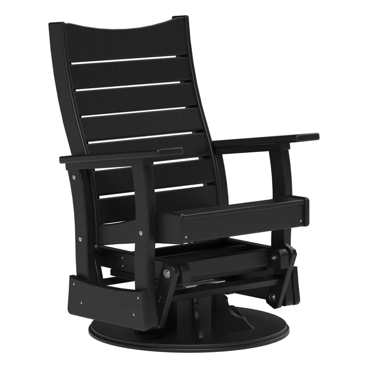 2SCOPGBK 2' Swivel Contour Poly Glider (Black)
