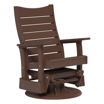 2SCOPGCBR 2' Swivel Contour Poly Glider (Chestnut Brown)