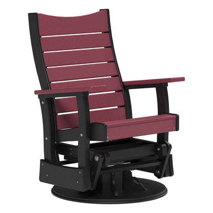 2SCOPGCHB 2' Swivel Contour Poly Glider (Cherrywood & Black)
