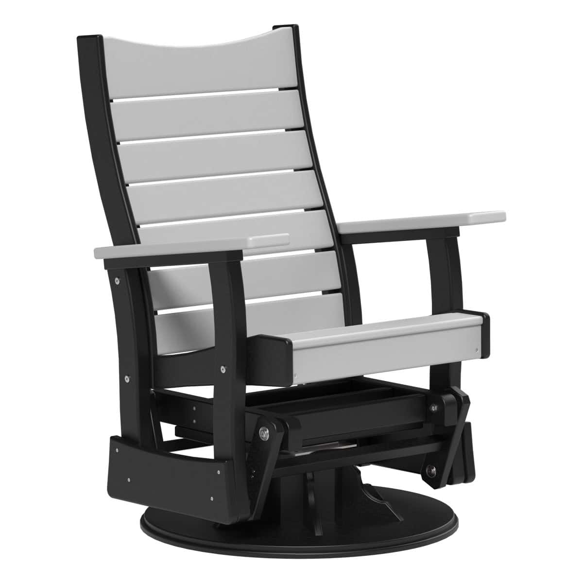 2SCOPGDGB 2' Swivel Contour Poly Glider (Dove Gray & Black)