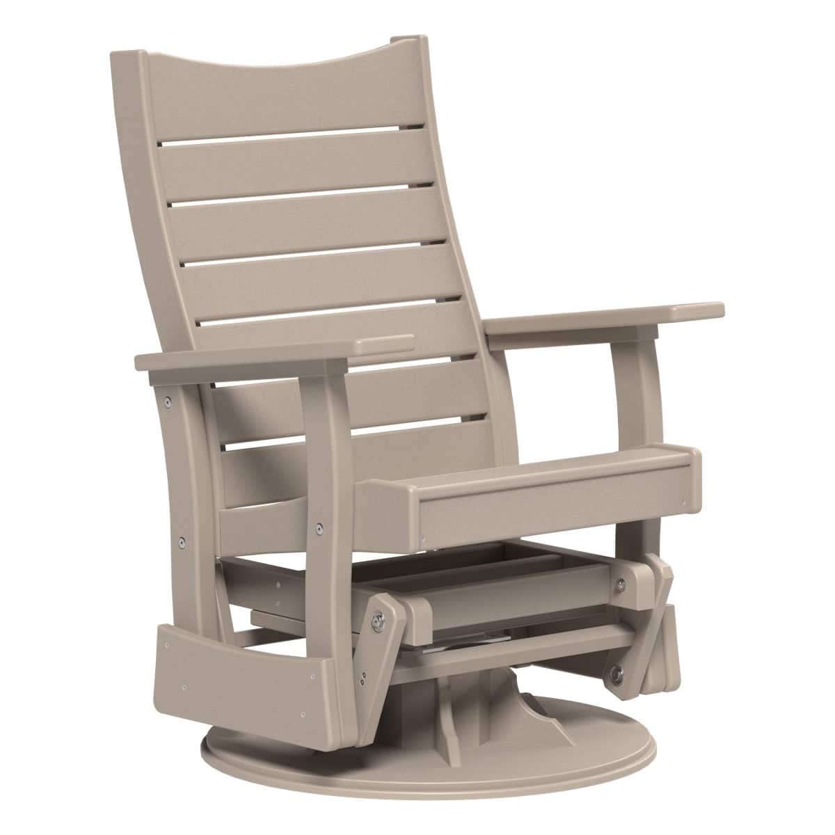 2SCOPGWW 2' Swivel Contour Poly Glider (Weatherwood)