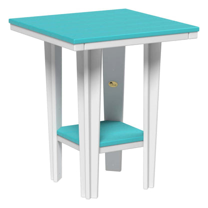 LuxCraft 30SBT — Counter Height / Aruba Blue & White