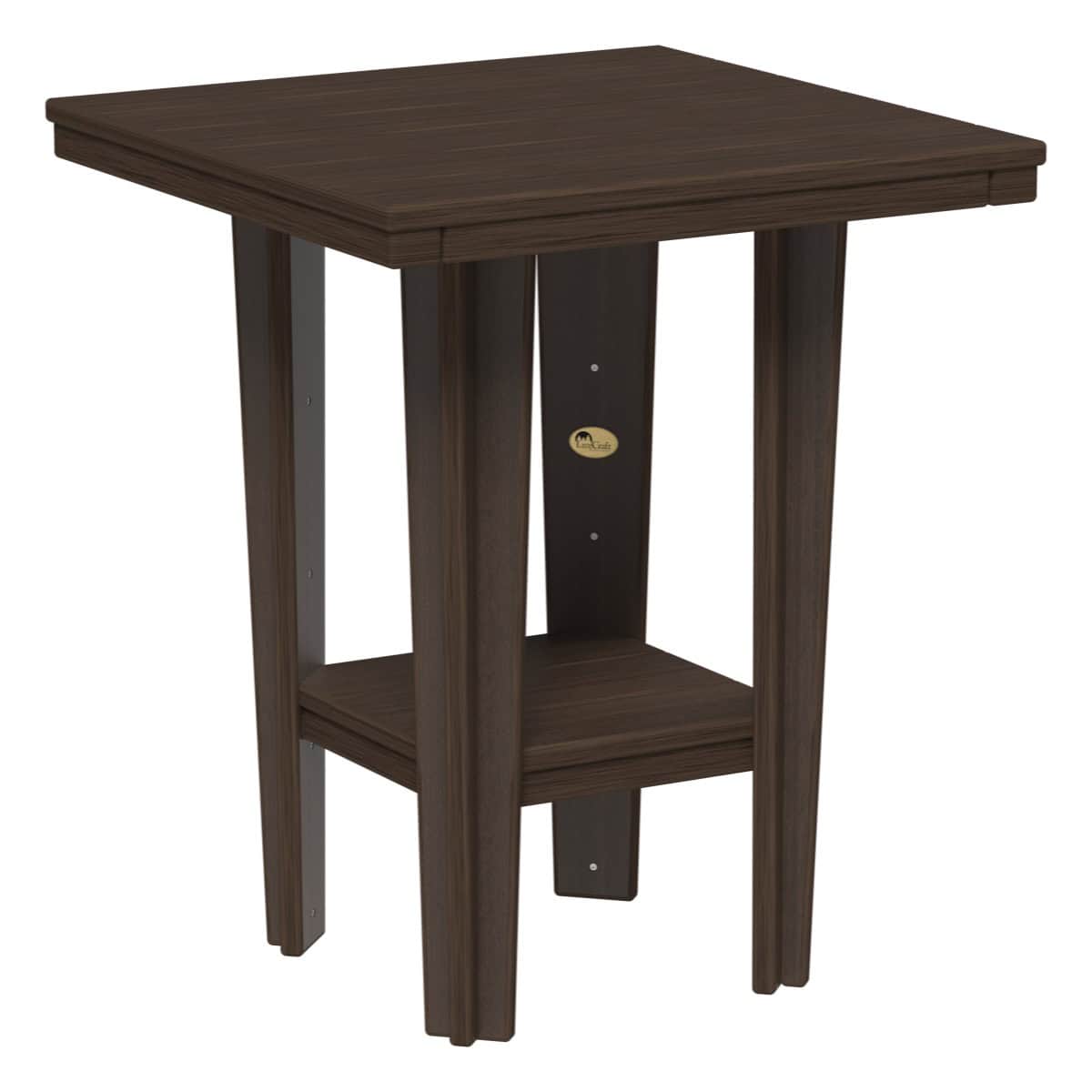 30SBTCBZW 30'' Square Bistro Table (Counter Height) Brazilian Walnut