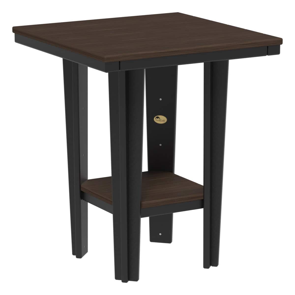 LuxCraft 30SBT — Counter Height / Brazilian Walnut & Black
