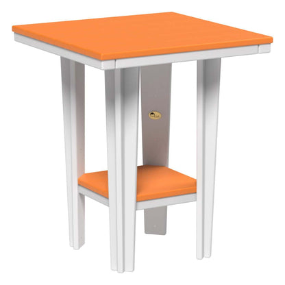 LuxCraft 30SBT — Counter Height / Tangerine & White