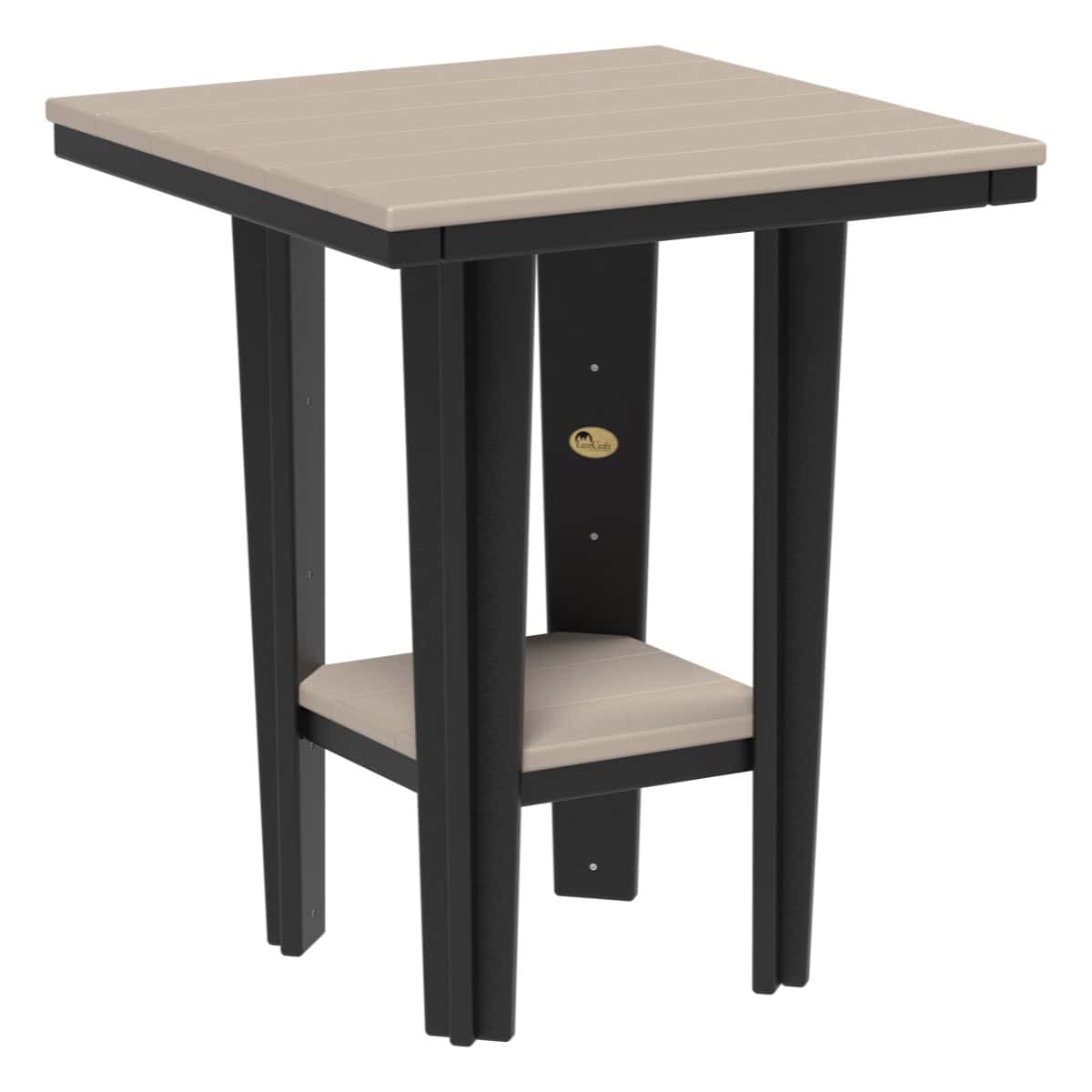 LuxCraft 30SBT — Counter Height / Weatherwood & Black