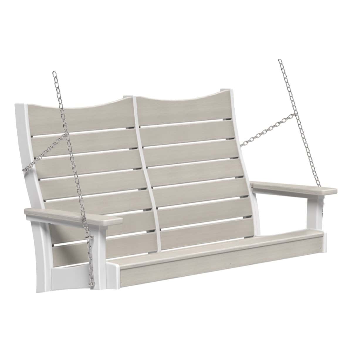 4COPSBIW 4' Contour Poly Swing (Birch & White)