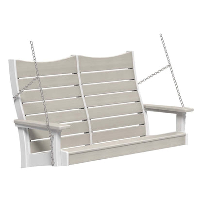 4COPSBIW 4' Contour Poly Swing (Birch & White)