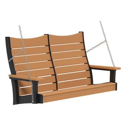 4COPSCB 4' Contour Poly Swing (Cedar & Black)