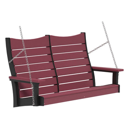 4COPSCHB 4' Contour Poly Swing (Cherrywood & Black)