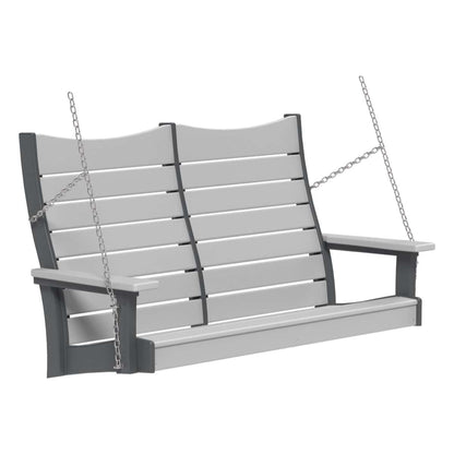 4COPSDGS 4' Contour Poly Swing (Dove Gray & Slate)