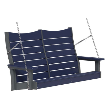 4COPSPBS 4' Contour Poly Swing (Patriot Blue & Slate)