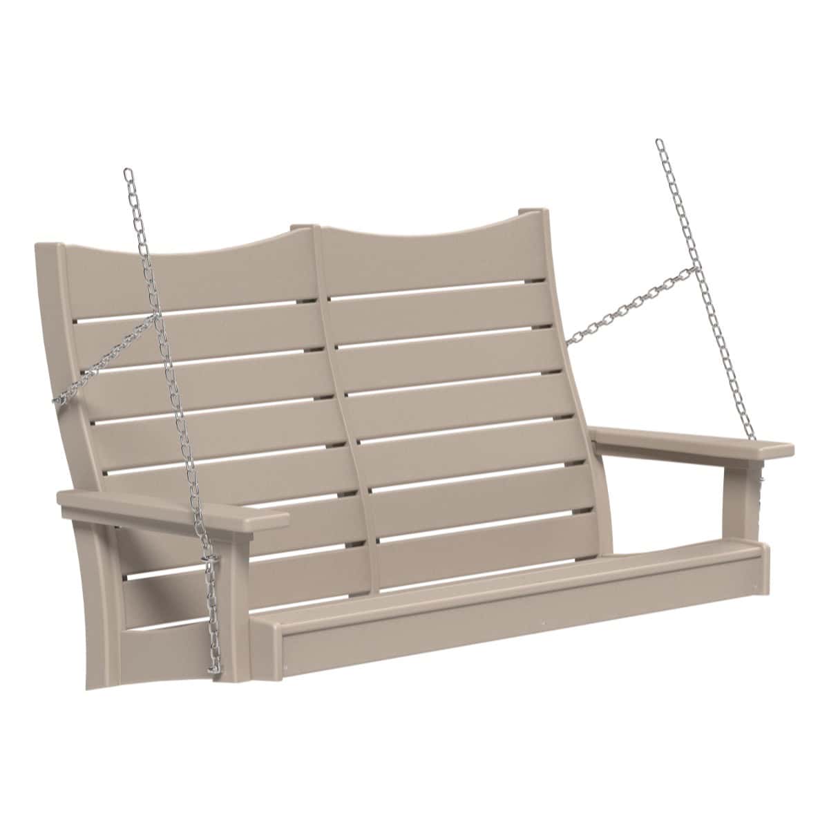 4COPSWW 4' Contour Poly Swing (Weatherwood)
