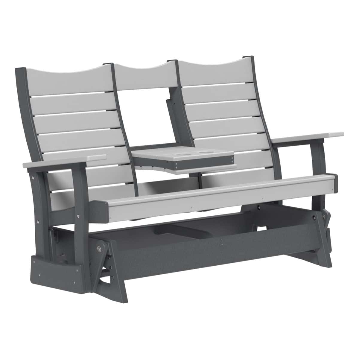 5COPGDGS 5' Contour Poly Glider (Dove Gray & Slate)