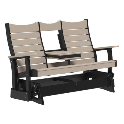 5COPGWWB 5' Contour Poly Glider (Weatherwood & Black)