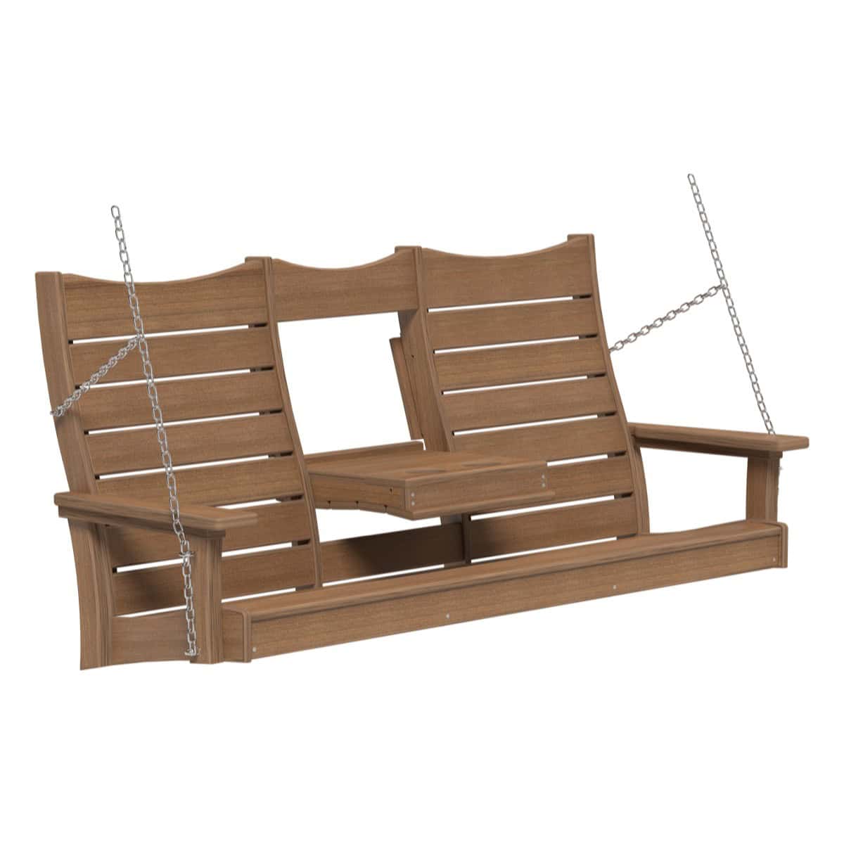 5COPSAM 5' Contour Poly Swing (Antique Mahogany)