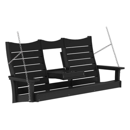 5COPSBK 5' Contour Poly Swing (Black)