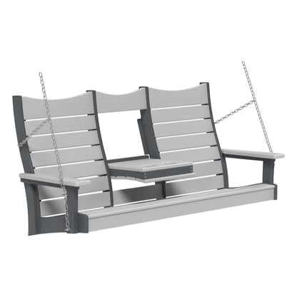 5COPSDGS 5' Contour Poly Swing (Dove Gray & Slate)