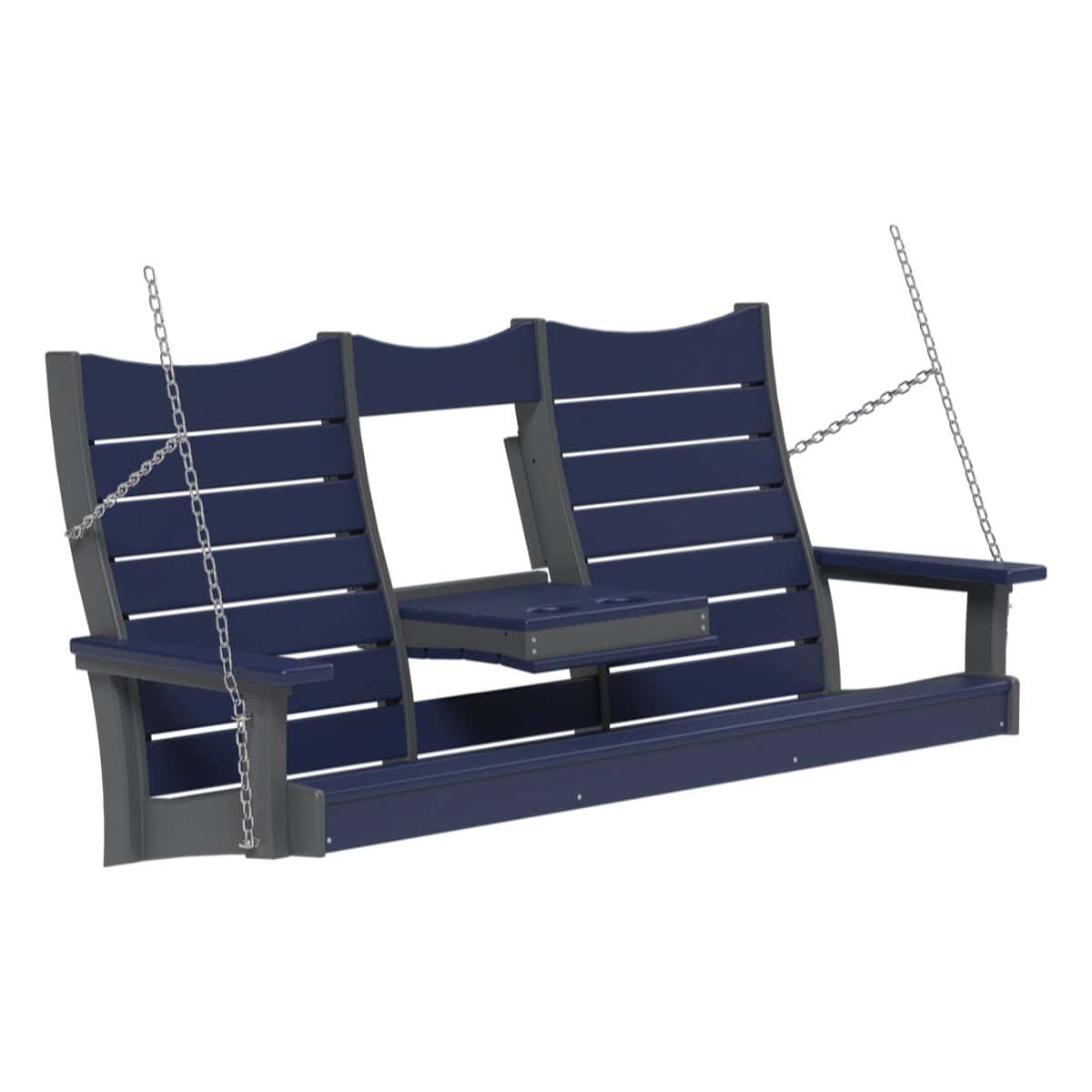 5COPSPBS 5' Contour Poly Swing (Patriot Blue & Slate)