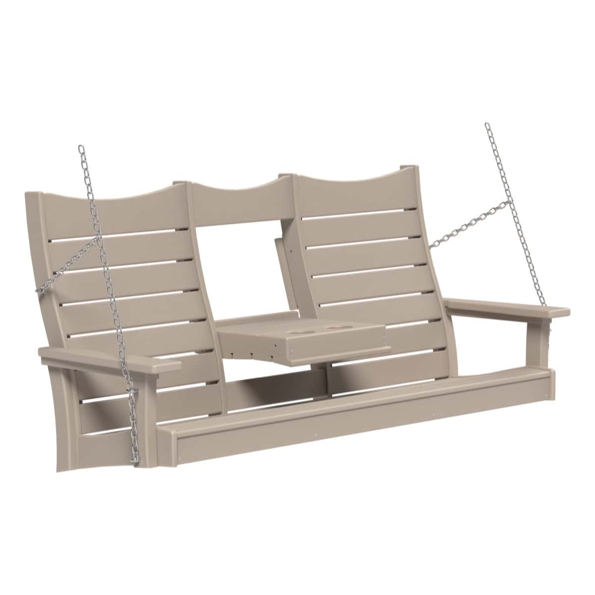 5COPSWW 5' Contour Poly Swing (Weatherwood)