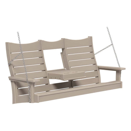 5COPSWW 5' Contour Poly Swing (Weatherwood)