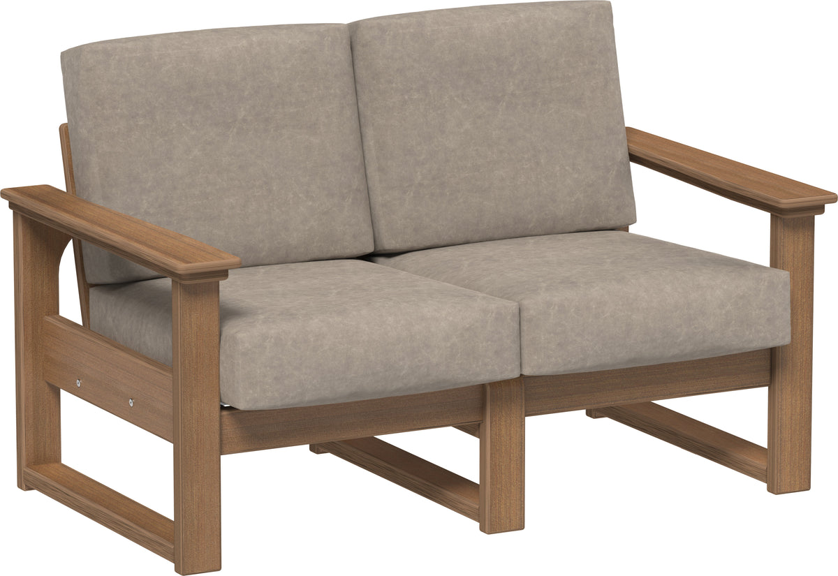 LuxCraft LDSL — Marine Leatherette / Antique Mahogany (Premium Woodgrain)