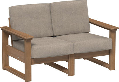 LuxCraft LDSL — Marine Leatherette / Antique Mahogany (Premium Woodgrain)