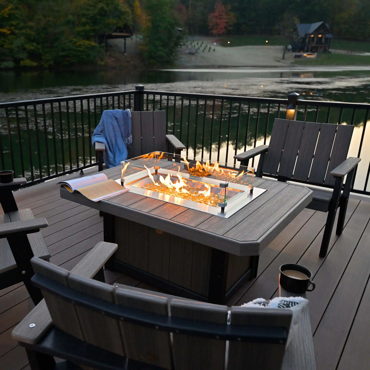 LuxCraft Lumin Fire Pit 51″ Rectangular manufacturer product image