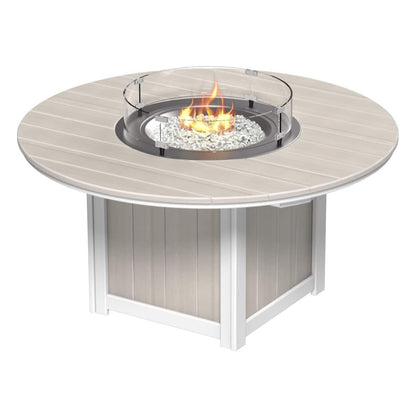 LuxCraft LFT60R — Birch & White — Dining Height