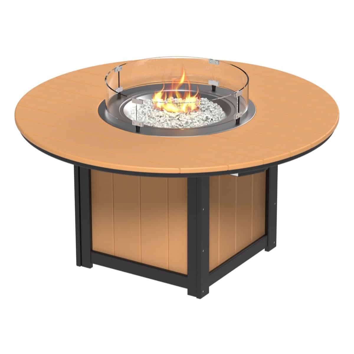 LuxCraft LFT60R — Cedar & Black — Dining Height