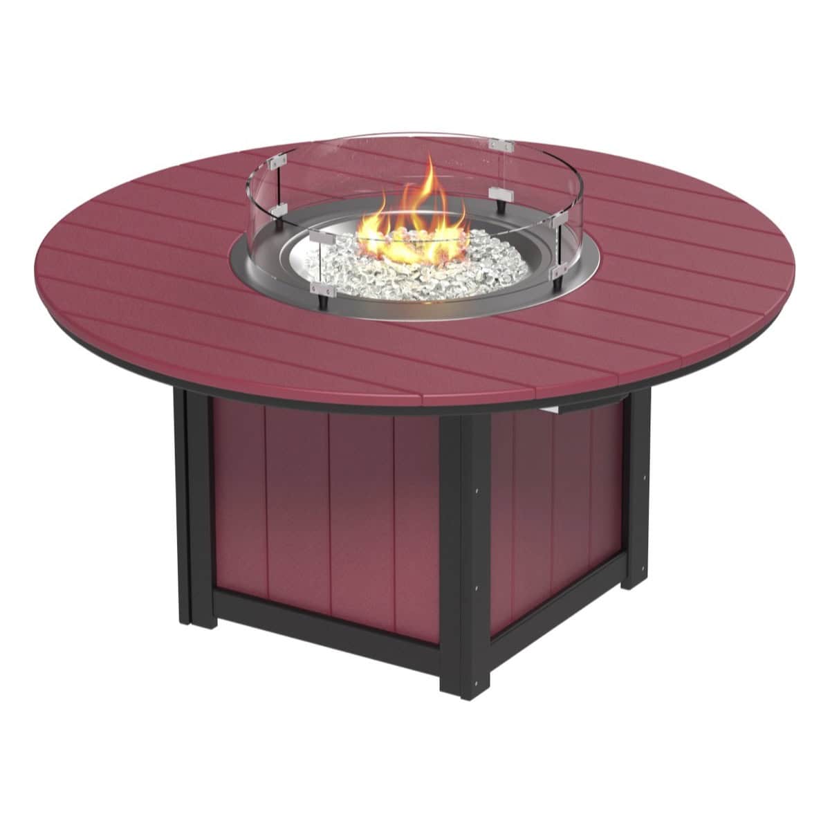 LuxCraft LFT60R — Cherrywood & Black — Dining Height